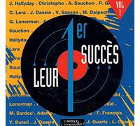 JOHNNY HALLYDAY - CHRISTOPHE - PIERRE GROSCOLAS - CATHERINE LARA - MICHEL DELPECH . LEUR 1ER SUCCES. 1CD