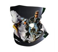 Johnny Hallyday Eagle Bandana cache-cou imprimé chanteur rock français écharpe multifonction cyclisme randonnée unisexe adulte