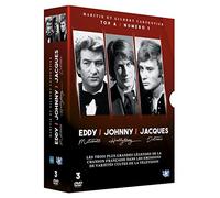 Coffret DVD ""Légende de la chanson française"" : Johnny Hallyday , Eddy Mitchell & Dutronc Jacques