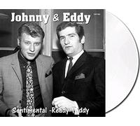 Johnny Hallyday - Eddy Mitchell 45t EP Volume 2 - vinyl blanc opaque "Sentimental / Ready Teddy"