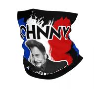 Johnny Hallyday Forever Bandana cache-cou imprimé musique rock écharpe multi-usage cyclisme pêche unisexe adulte toutes saisons
