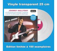 Johnny Hallyday - Hello Johnny - nouveau mixage stéréo inédit - vinyle 25 cm transparent