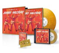 Johnny Hallyday - La Coffret D'Or LP 30cm Effet Doré, CD Effet Doré & K7 Effet Doré