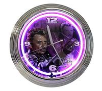 Johnny Hallyday - Pendule néon ROS 39 CM