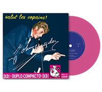 Johnny Hallyday - Salut Les Copains - Vinyle EP Rose Limité & Numéroté (Pochette Brésilienne)