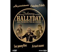 Johnny Hallyday - Ses Premiers Pas Au Cinéma : Les Parisiennes + Cherchez L'idole + Les Poneyttes + À Tout Casser - Pack