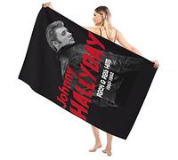 Johnny Leo Smet Hallyday Serviettes de bain Drap de bain Jumbo luxueux en coton filé très absorbant et à séchage rapide Serviette de bain extra large Serviette de bain super douce de qualité hôteliè