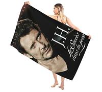 Johnny Leo Smet Hallyday Serviettes de bain Grandes serviettes de bain Extra larges Poids léger Super absorbant Séchage rapide Doux Serviettes de bain parfaites pour un usage quotidien 51x31.5in