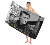 Johnny Leo Smet Hallyday Serviettes de bain Serviettes de bain de qualité supérieure Serviettes de bain légères et très absorbantes à séchage rapide, parfaites pour un usage quotidien Doux 51x31.5in