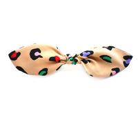 Johnny Loves Rosie Barrette avec nœud Imprimé animal Pêche/multicolore