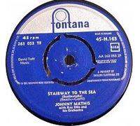 Johnny Mathis - STAIRWAY TO THE SEA 7" (45) UK FONTANA 1958 B/W CALL ME (45H163)