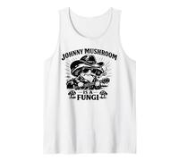 Johnny Mushroom Fungi Jeu de Mots Humour Débardeur