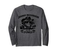 Johnny Mushroom Fungi Jeu de Mots Humour Manche Longue