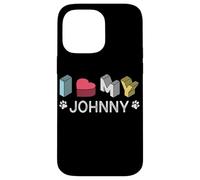 Johnny Pet Lover Nom personnalisé pour Chien Johnny Pet Lover Coque pour iPhone 14 Pro Max