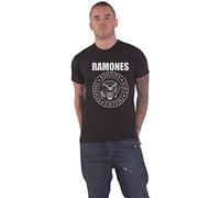 Johnny Ramone - Rock Off Ramones T Shirt Presidential Seal Band Logo Nouveau Officiel Unisex Noir Size M