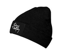Johnny Rock Star Hallyday Bonnet Tricoté - Bonnet Chaud d’Hiver Unisexe - Accessoire Mode Rock Vintage - Cadeau Fan de Musique Française