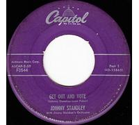 JOHNNY STANDLEY - get out and vote! 45 rpm single