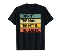 Johnny The Man The Myth The Legend Citation personnalisée Amusante T-Shirt