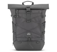 Johnny Urban Sac à Dos Voyage Femme Homme Gris - Allen Travel L - 37L Rolltop Sac à Dos Grand - Idéal pour le Voyage, La Randonnée - Résistant à l'Eau