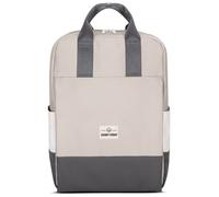 Johnny Urban Sac à dos Femme Beige Gris - Jona Large - Sac pour Voyage, Travail, Velo - Sacoche Collège - Compartiment pour Ordinateur Portable - 16 Pouces - Hydrofuge