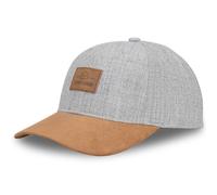 Johnny Urban Casquette Snapback Gris/Brun Homme & Femme - Cap Dean Fabriqué de Tissu de Haute Qualité - Casquettes de Baseball Stylée & Réglable avec Badge de Logo - Unisexe Taille Unique