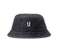 Johnny Urban Chapeau Homme & Femme Noir Denim - Bob - Bucket Hat Été Pliable pour Voyage, Soleil et Plage - Bob Festival - Casquettes Visières en Coton - Anti-UV