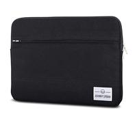 Johnny Urban Housse MacBook Air (2018)/MacBook Pro 13 Sleeve Noir | Dell et plus, Pochette Notebook 11" 11,6" 12" en Toile de Coton