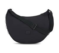 Johnny Urban Sac Bandoulière Femme & Homme Noir - Kaia XL - Puffer Moon Bag - Sac Banane en Nylon - Sacoche Demi Lune - Imperméable