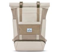 Johnny Urban Rolltop Sac à Dos Femmes & Hommes Gris Beige - Ashton - Sac à Dos pour Université, Travail, Voyages - Grand Sac avec Compartiment Ordinateur Portable &Chaussures - Résistant à l'Eau