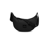 Johnny Urban Sac Bandoulière Femme & Homme Noir - Ally Medium - Half Moon Bag - Sac Banane avec Sangle Réglable - Sacoche Demi Lune - Imperméable