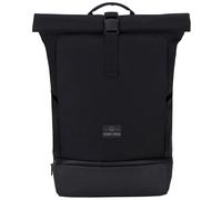 Johnny Urban Sac à Dos Roll Top Femmes & Hommes Noir - Allen Large - Backpack pour l'École, l'Université - Compartiment pour Ordinateur Portable 16 pouces - Hydrofuge