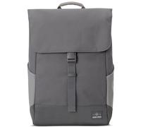 Johnny Urban Sac à Dos Femme & Homme Gris foncé - MIKA - Backpack avec Compartiment pour Laptop - Sac Fabriqué en PET Recyclé avec Rembourrage en Maille - Hydrofuge