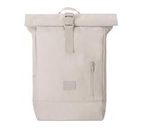JOHNNY URBAN Sac à Dos Roll Top Femmes & Hommes Beige - Robin Medium - Backpack Ètanche avec Compartiment pour Laptop de 16 Pouces - pour l'École, l'Université, Travail, Loisir - Hydrofuge