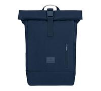 JOHNNY URBAN Sac à Dos Roll Top Femmes & Hommes Bleu - Robin Medium - Backpack Ètanche avec Compartiment pour Laptop de 16 Pouces - pour l'École, l'Université, Travail, Loisir - Hydrofuge
