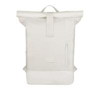 JOHNNY URBAN Sac à Dos Roll Top Femmes & Hommes Crème - Robin Medium - Backpack Ètanche avec Compartiment pour Laptop de 16 Pouces - pour l'École, l'Université, Travail, Loisir - Hydrofuge