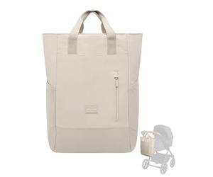 Johnny Urban Sac à Dos & Sac à Langer pour Poussette Beige - Blair - Accessoire Bebe Naissance - Maman Nappy Bag pour Maternité - 16 Litres - Imperméable
