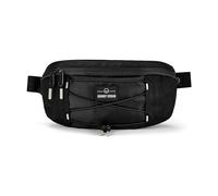 Johnny Urban Sac Banane Femme et Homme Noir - Devin - Sacoche pour Voyage et Festival - Grand Sac Ceinture - Petit Sac à Main Fashion - Imperméable