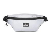 JOHNNY URBAN Sac Banane Femme & Homme Noir Réfléchissant - Erik Small - Sac Ville de Bouteilles Recyclées Pet pour Festivals & Sports - Sacoche Ceinture - Imperméable