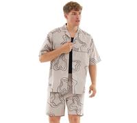 Johnny Urban Short Homme Beige - Spencer - Shorts avec Cordon - 100% Coton - Casual Short de Basket avec Poches - Taille Élastique - Pantalon de Sport en Tissu