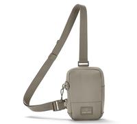 Johnny Urban Sling Bag Femmes Hommes Gris - Arthur - Sac à Épaule pour Loisirs, Festivals, Randonnée, Voyage - Pochette pour Téléphone Portable, Clés, Porte-Monnaie - Résistant à l'Eau