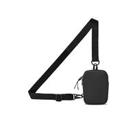 Johnny Urban Sling Bag Femmes Hommes Noir - Toby - Sac à Épaule pour Loisirs, Festivals, Randonnée, Voyage - Pochette pour Téléphone Portable, Clés, Porte-Monnaie - Résistant à l'Eau