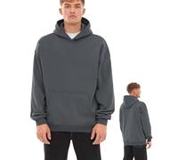 Johnny Urban Sweat a Capuche Homme & Femme Gris - Cody - Pull Hommes - Oversize Hoodie de Mode Urban - Basic Hooded Sweatshirt à Capuche & Tissu Lourd