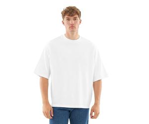 Johnny Urban Tee Shirt Homme & Femme Blanc - Vic - Oversize T-Shirt - Heavy Basic Shirt - Classic Col Rond Tshirt à Manches Courtes - 100% Cotton - Uni