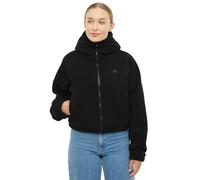 Johnny Urban Veste Courte en Polaire Femmes - Nova - Cropped Teddy Fleece Sweat Jacket - Polaire Zippée avec Haute Capuche - Veste Chaude Sherpa pour Automne et Hiver