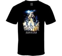 Johnny Winter Live Johnny Winter and Album Tour Unisex T-Shirt Printed Tee Black Mens Top Shirt XL