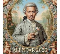 Johnny's Royal Year Calendar 2026: Featuring Funny & Majestic Renaissance Portraits for Fans - 8.5 x 8.5 Inch Monthly Planner