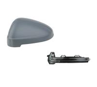 Johns, Cape rétroviseur + clignotant LED adaptable sur Audi A4 8W 05/15- côté conducteur gauche 8W0857527GRU 8W0857527 8W0949101 8W0949101A