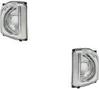 Johns, Clignotants de rétroviseurs extérieurs Clignotants adaptés à Mercedes Sprinter 907 18- Set Gauche Rech A9109064700 9109064700 A9109064600 9109064600