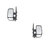 Johns, Compatible avec les rétroviseurs extérieurs Renault Master II 11/03 - Set gauche et droit - Noir