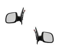 Johns, Compatible avec les rétroviseurs extérieurs VW Transporter T6 04/15 - Ensemble gauche et droit - Noir